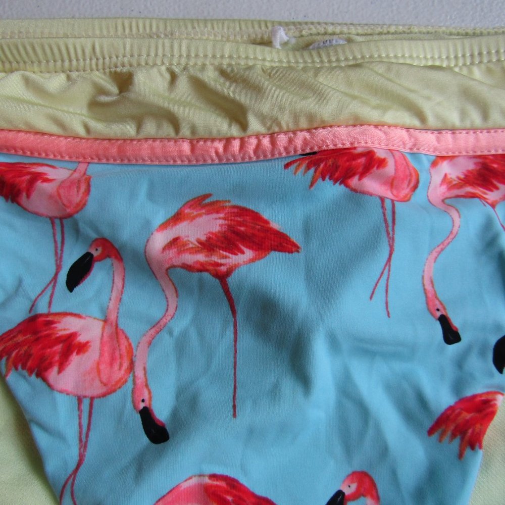 The Bikini Lab Flamingo Bikini Bottom Swim XL